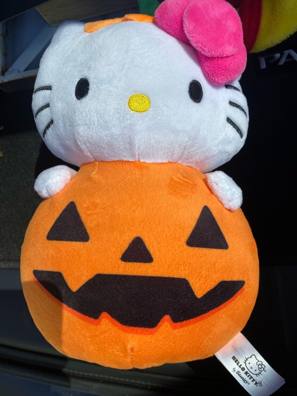 Sanrio Hello Kitty Plush Pumpkin - White, Orange, Pink